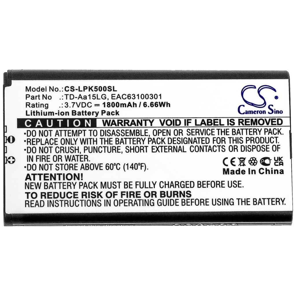 Højttalerbatteri Lg CS-LPK500SL