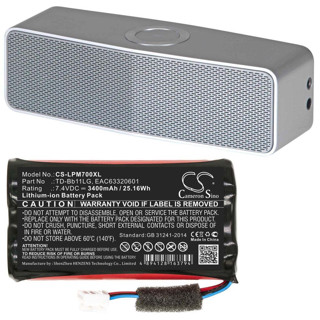 Højttalerbatteri Lg CS-LPM700XL