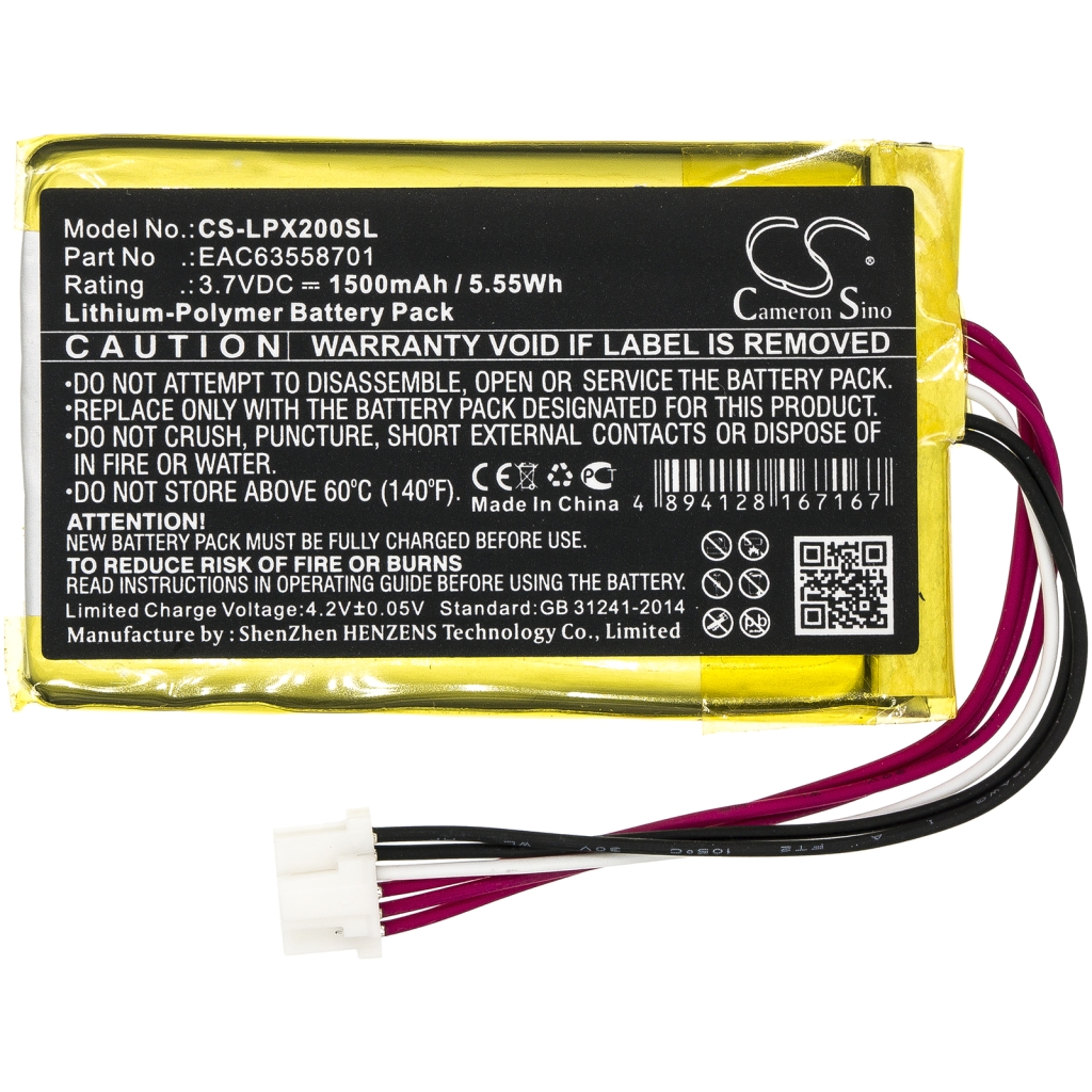 Højttalerbatteri Lg CS-LPX200SL