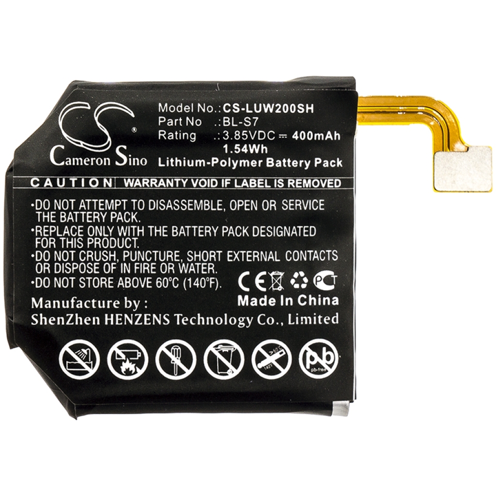 Smartwatchbatteri Lg CS-LUW200SH
