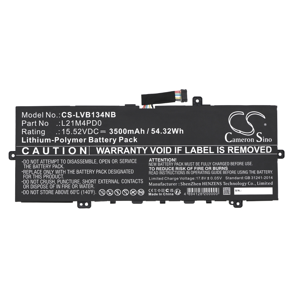 Notebookbatteri Lenovo CS-LVB134NB