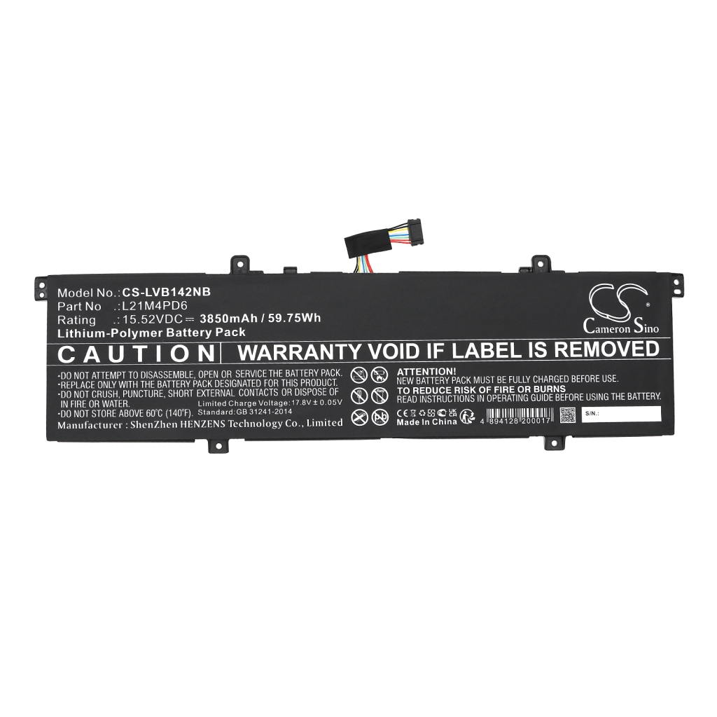 Notebookbatteri Lenovo CS-LVB142NB