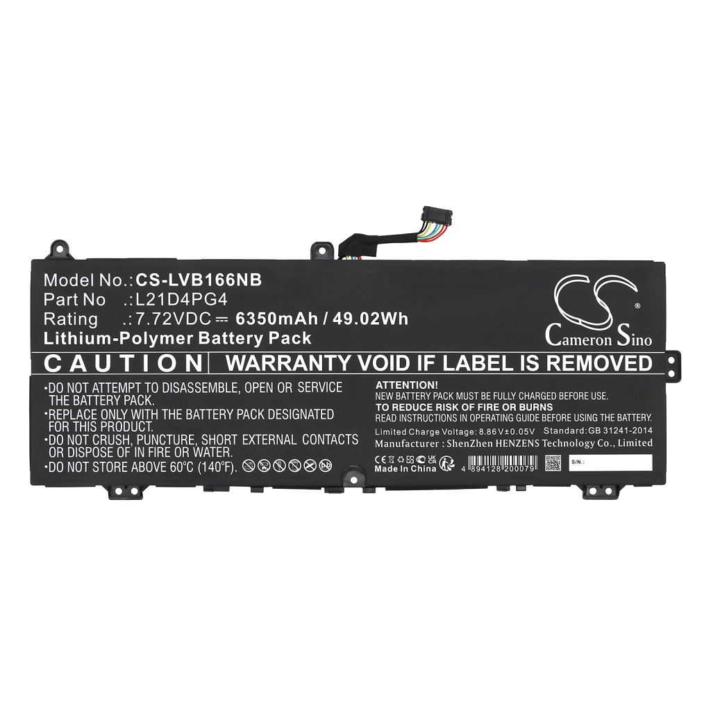 Notebookbatteri Lenovo CS-LVB166NB