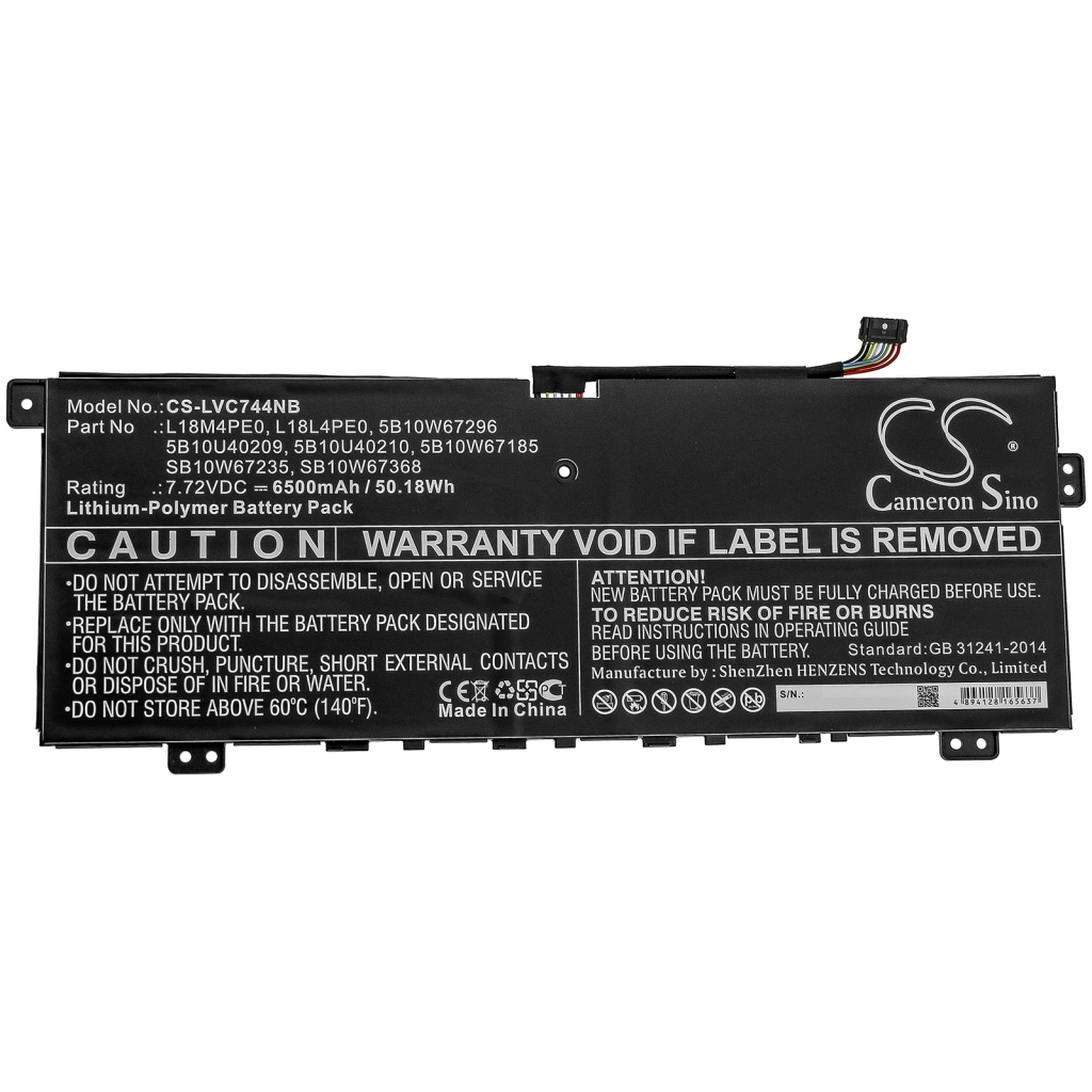 Notebookbatteri Lenovo CS-LVC744NB