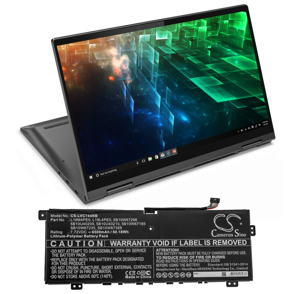 Notebookbatteri Lenovo CS-LVC744NB