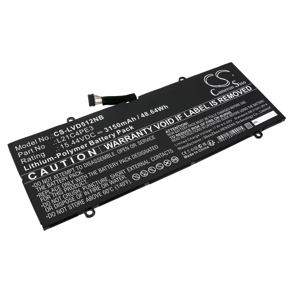 Notebookbatteri Lenovo CS-LVD512NB