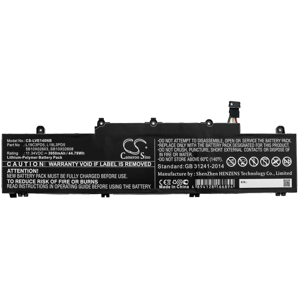 Notebookbatteri Lenovo CS-LVE140NB