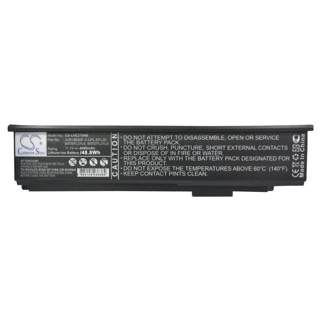 Batteri kompatibel med Lenovo CS-LVE370NB