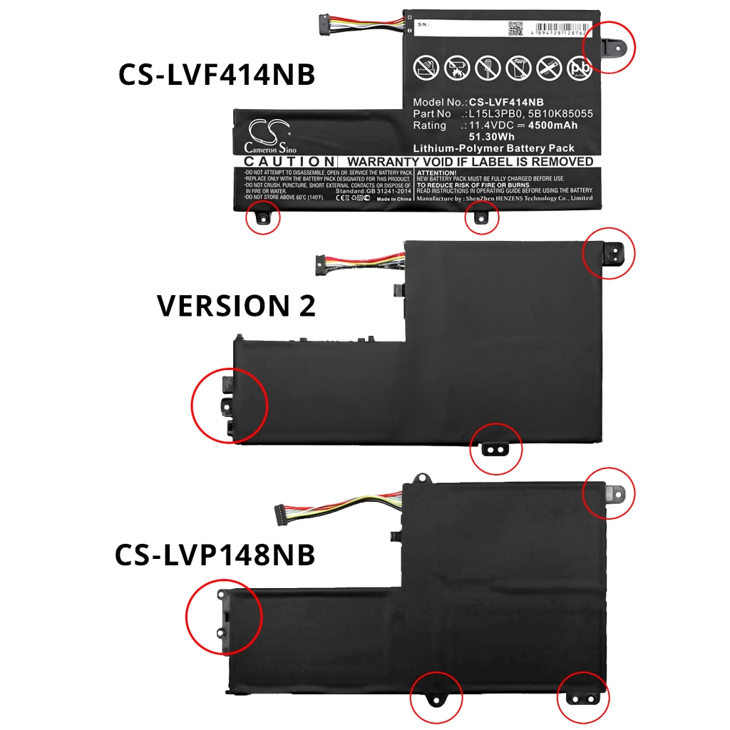 Battery Replaces L15L3PBO