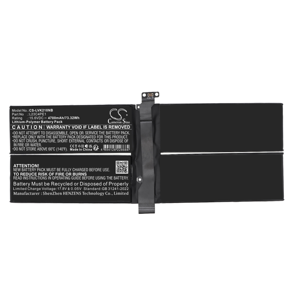 Batteri kompatibel med Lenovo CS-LVK210NB