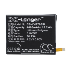 Kompatibel batteriudskiftning til LENOVO BL234