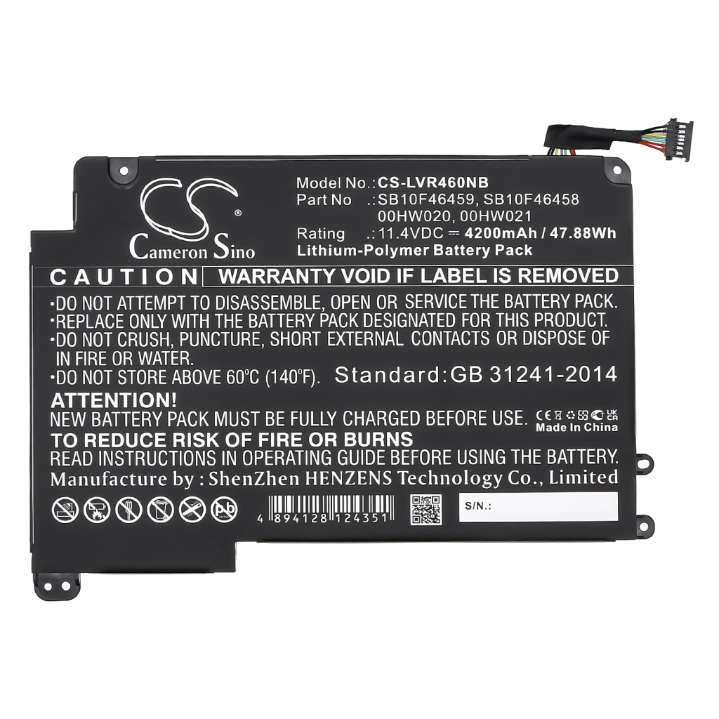Battery Replaces 00HW021