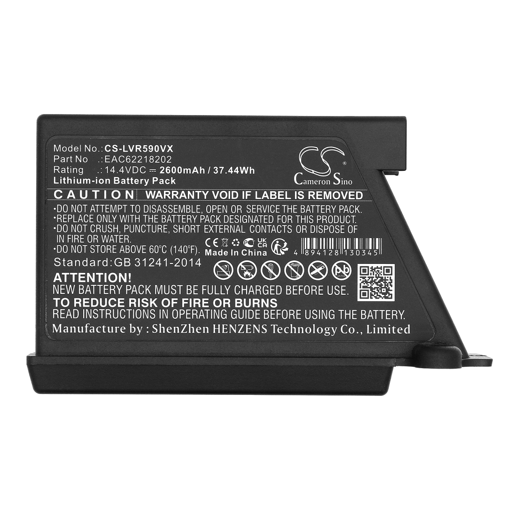 Støvsugerbatteri Lg HomBot VR1027R