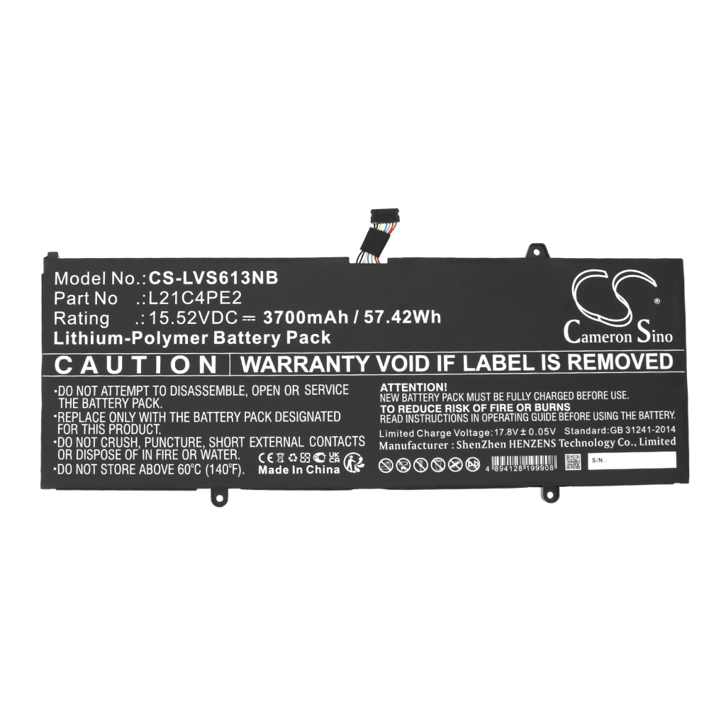 Notebookbatteri Lenovo CS-LVS613NB