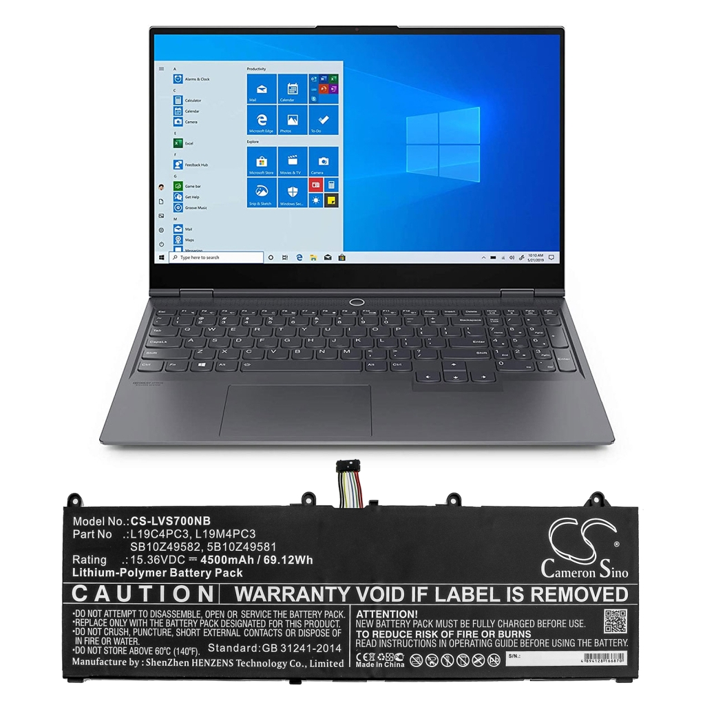 Notebookbatteri Lenovo CS-LVS700NB