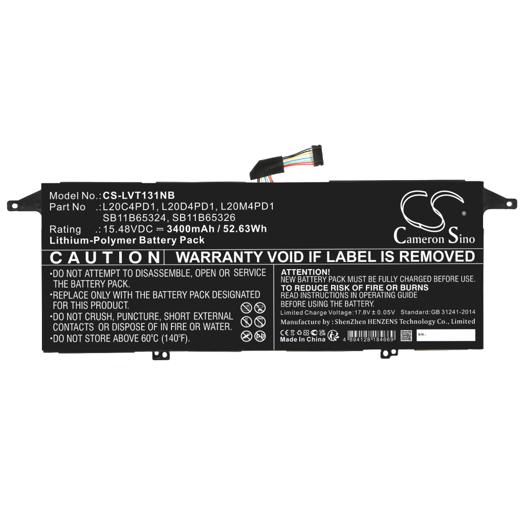 Notebookbatteri Lenovo CS-LVT131NB