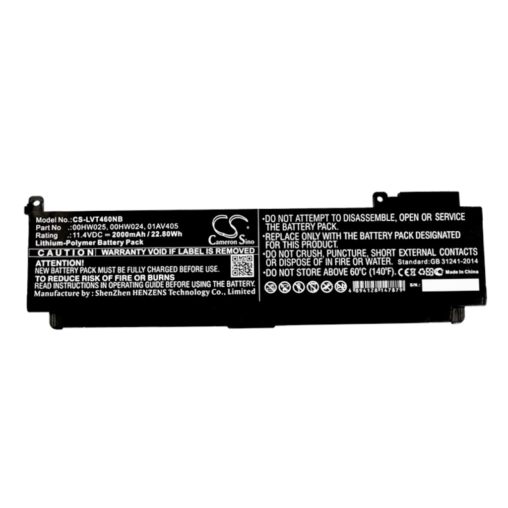 Notebook battery Lenovo ThinkPad T460s(20F9A02RCD)