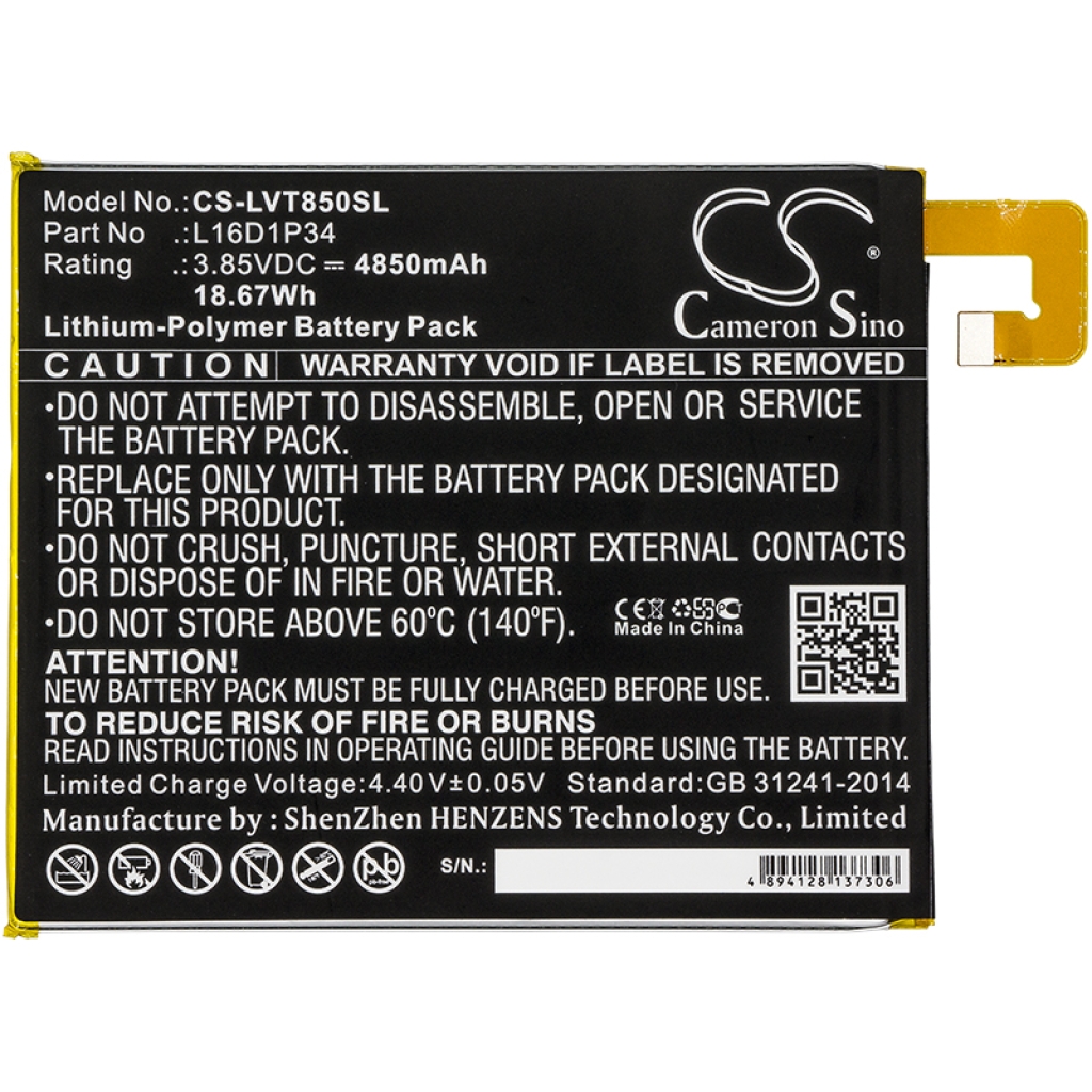 Tablet Battery Lenovo TB-8504X