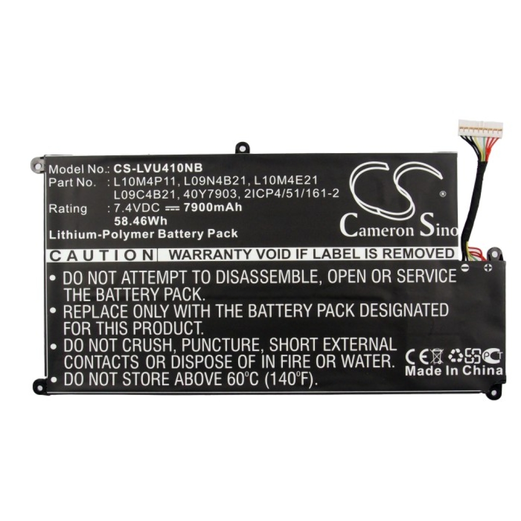 Notebookbatteri Lenovo CS-LVU410NB