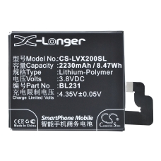 Kompatibel batteriudskiftning til LENOVO BL231