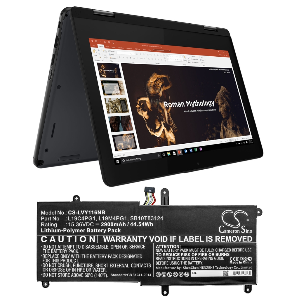 Notebookbatteri Lenovo CS-LVY116NB