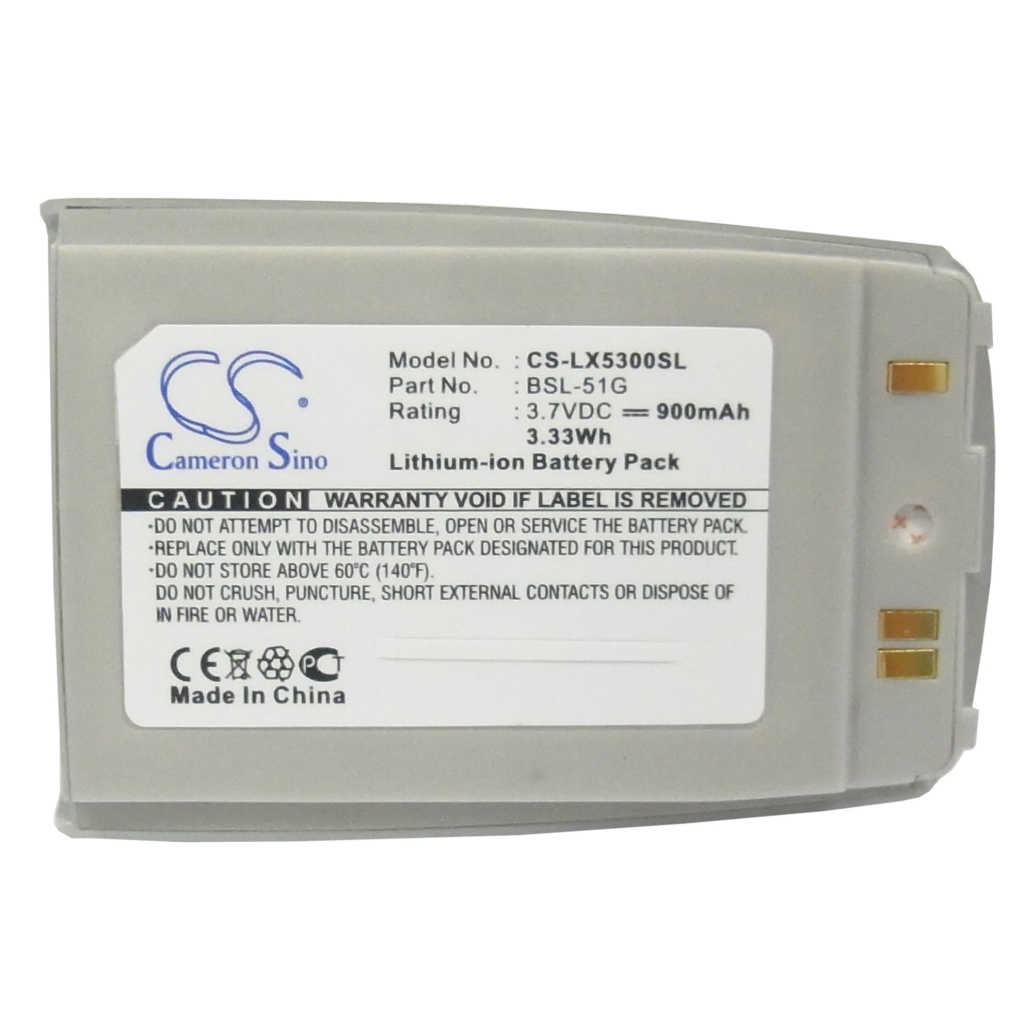 Mobiltelefonbatteri LG CS-LX5300SL