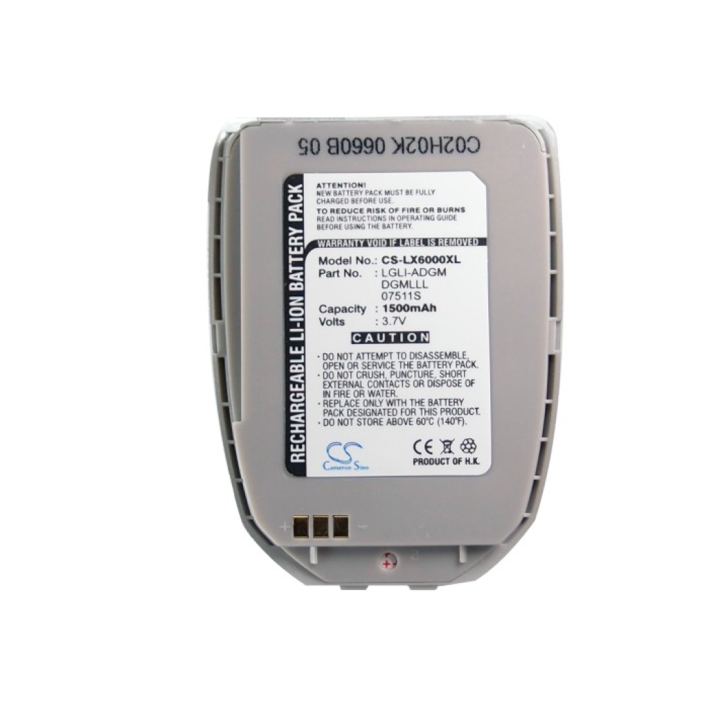 Batteri kompatibel med LG CS-LX6000XL