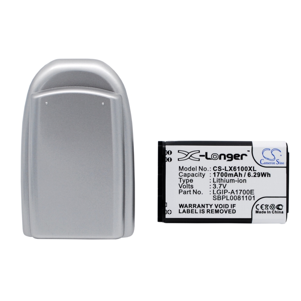 Batteri kompatibel med LG CS-LX6100XL