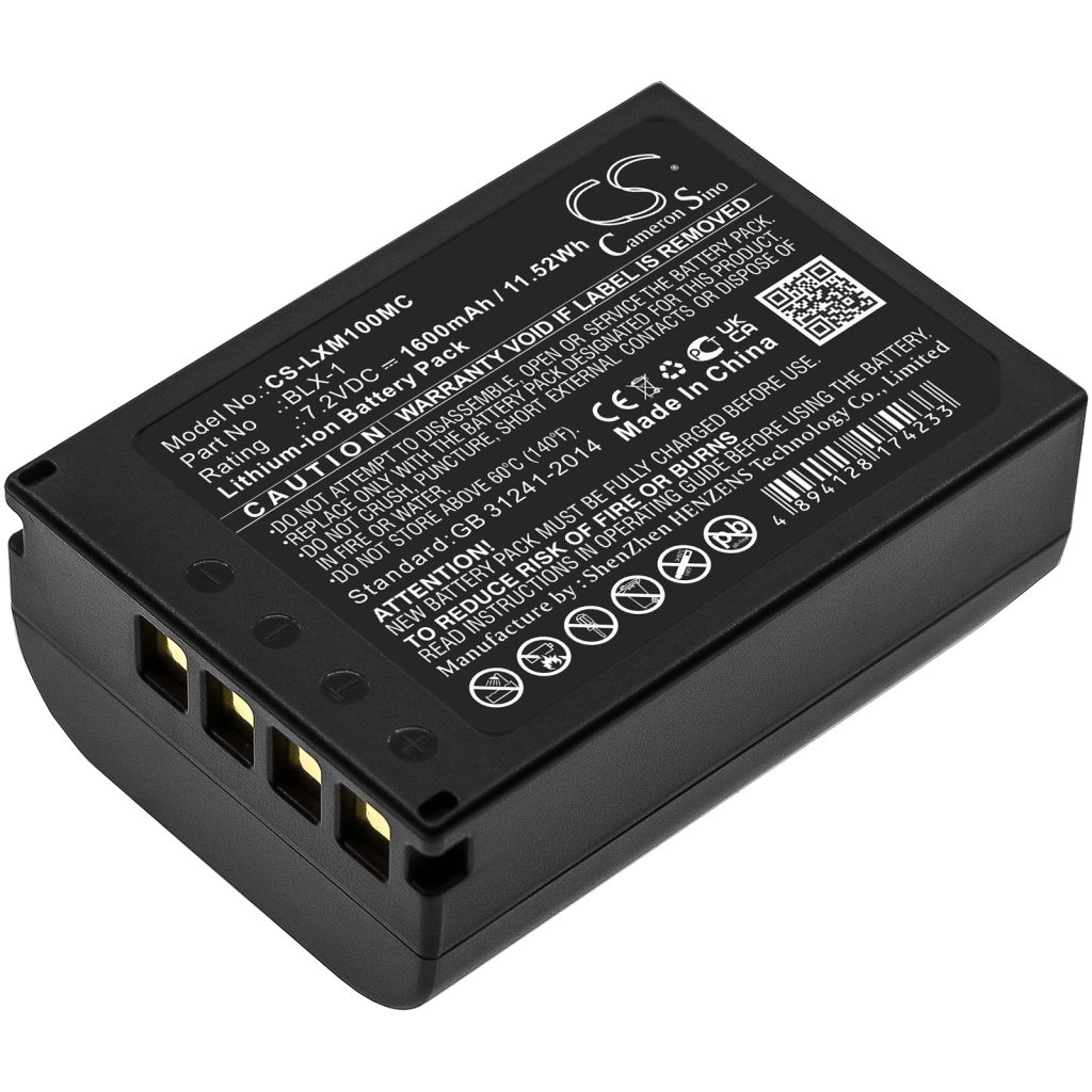Kamerabatteri Olympus CS-LXM100MC