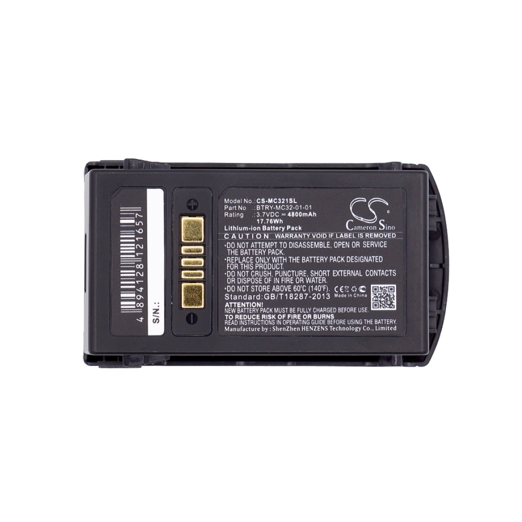 BarCode, Scanner Battery Zebra MC3200