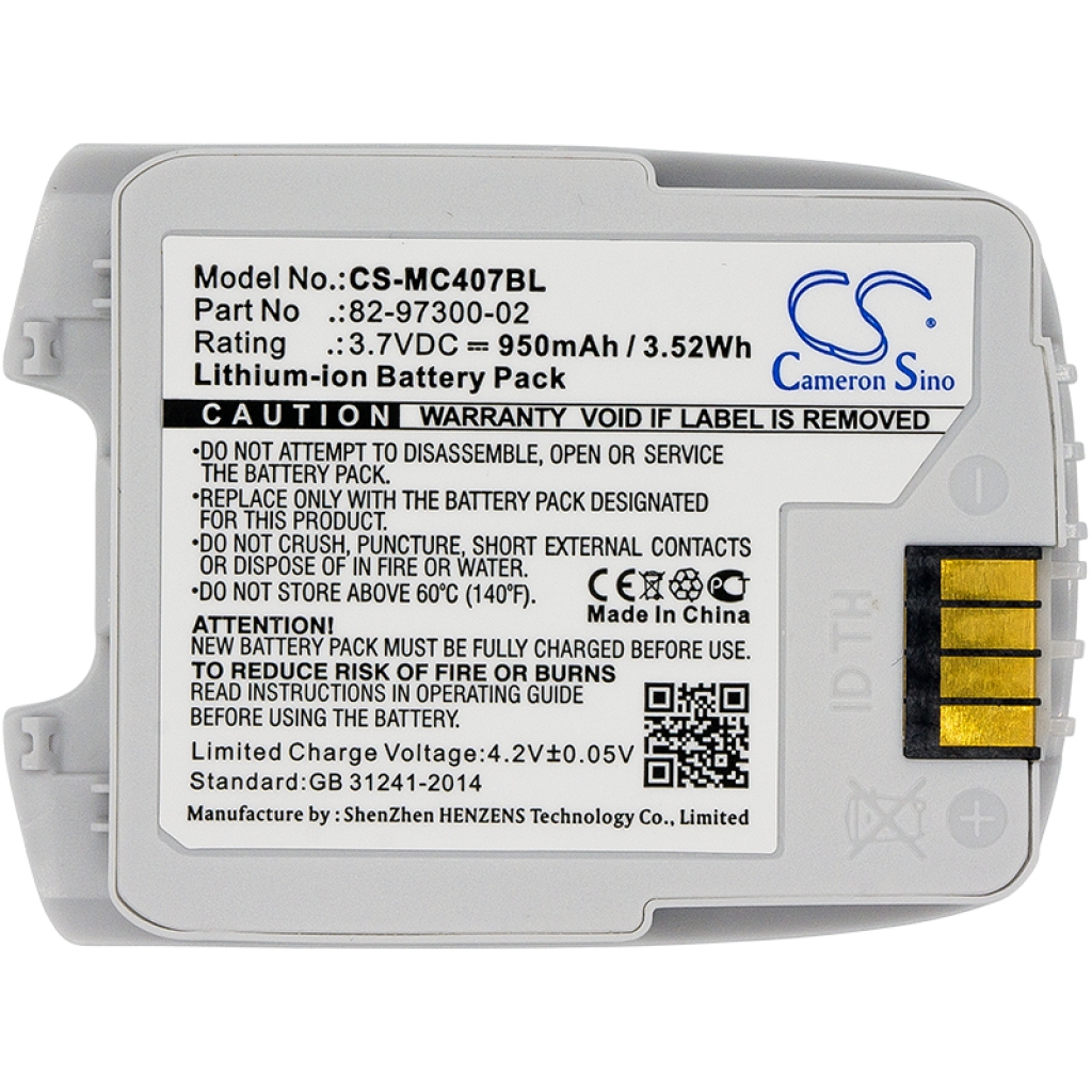 Battery Replaces BTRY-CS40EAB00-04