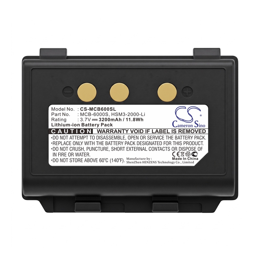 Batterier kompatibel med M3 Mobile eTicket eTicket CS-MCB600SL