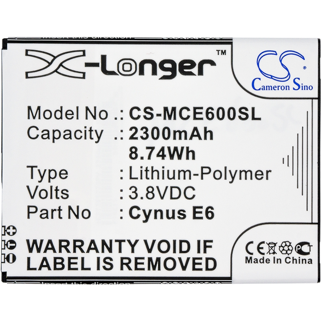 Mobiltelefonbatteri Mobistel CS-MCE600SL