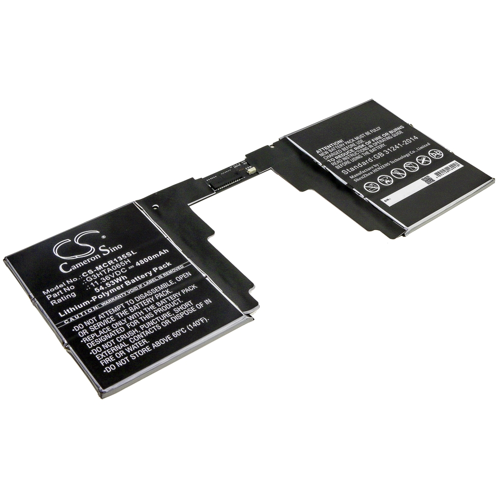 Tabletbatteri Microsoft CS-MCR135SL