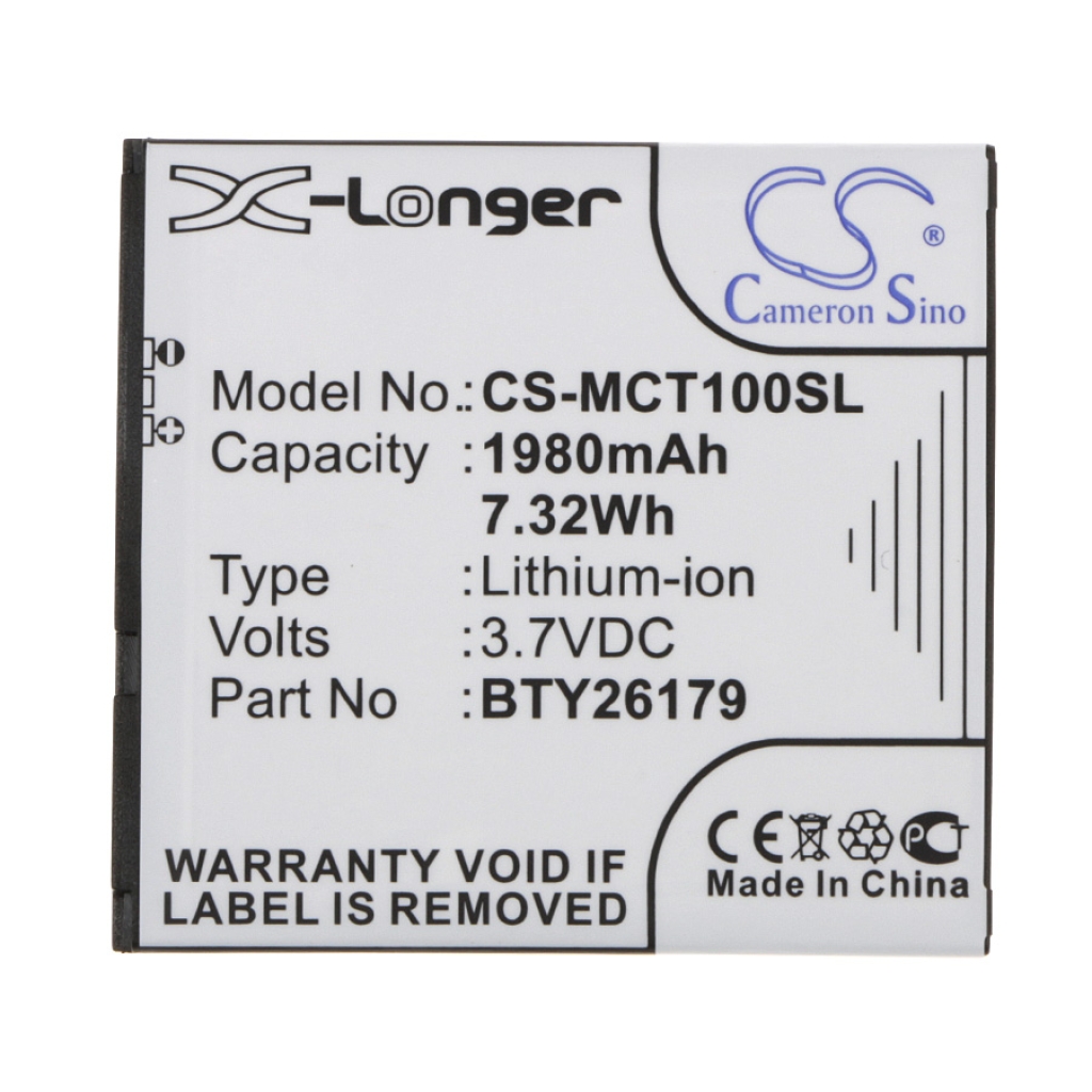 Mobiltelefonbatteri Mobistel CS-MCT100SL
