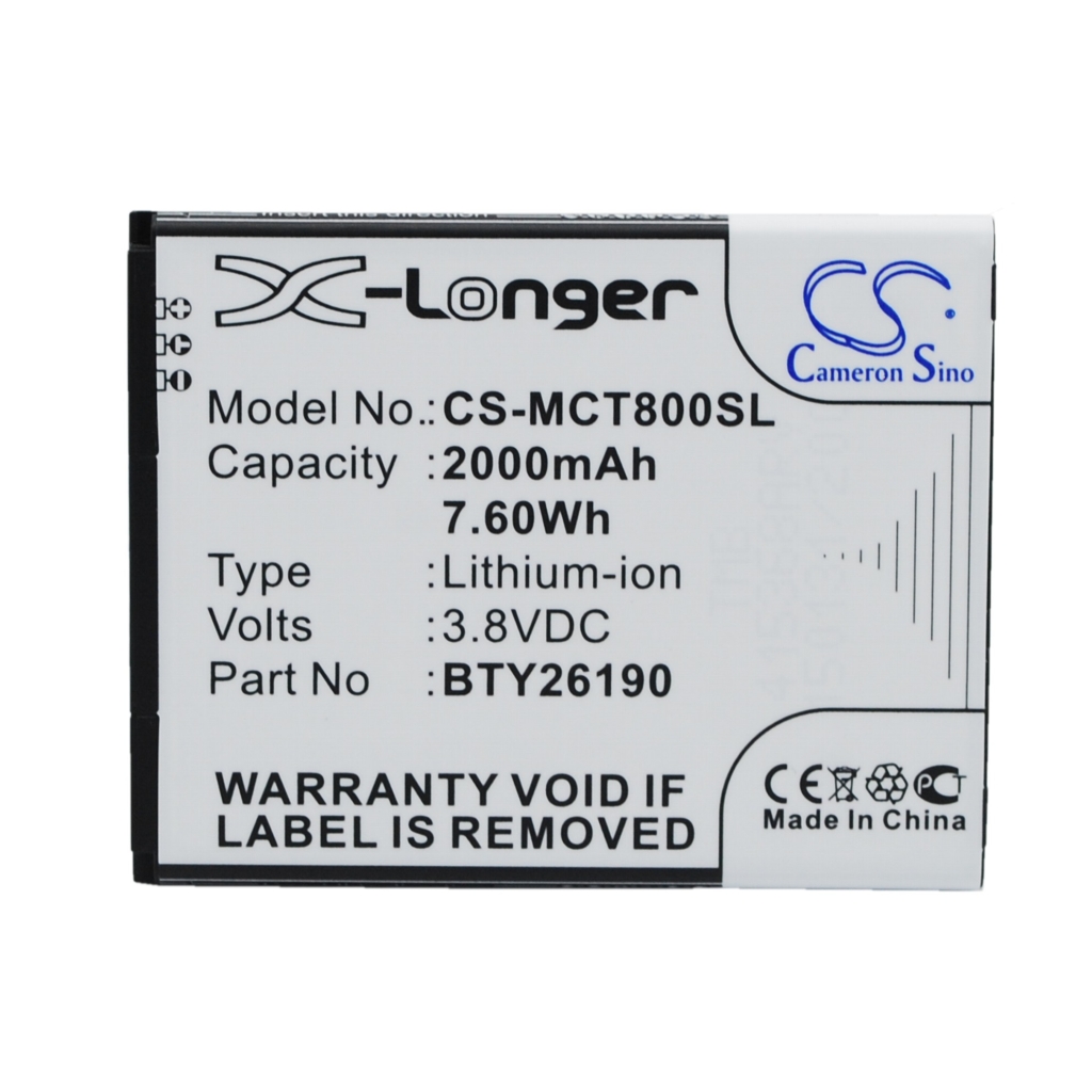 Mobiltelefonbatteri Mobistel CS-MCT800SL