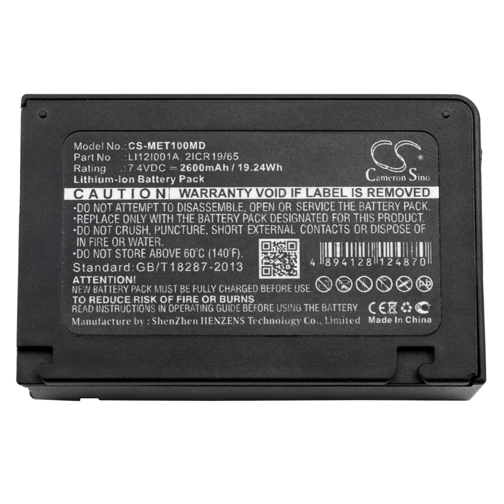 Batteri kompatibel med Mindray CS-MET100MD