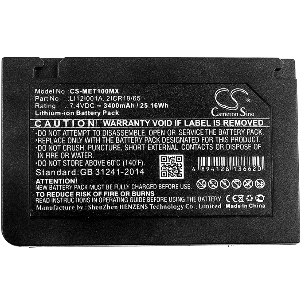 Medicinsk batteri Mindray CS-MET100MX