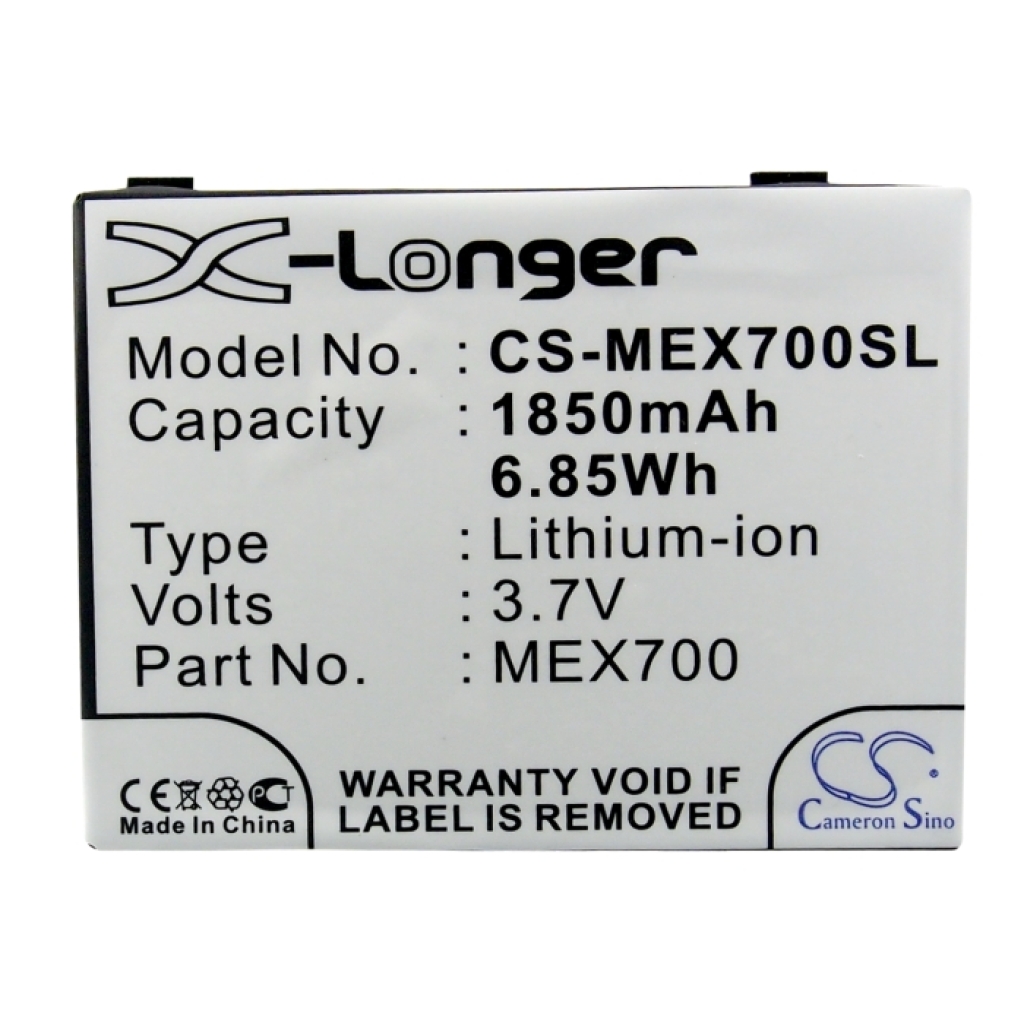 Batteri kompatibel med Motorola CS-MEX700SL