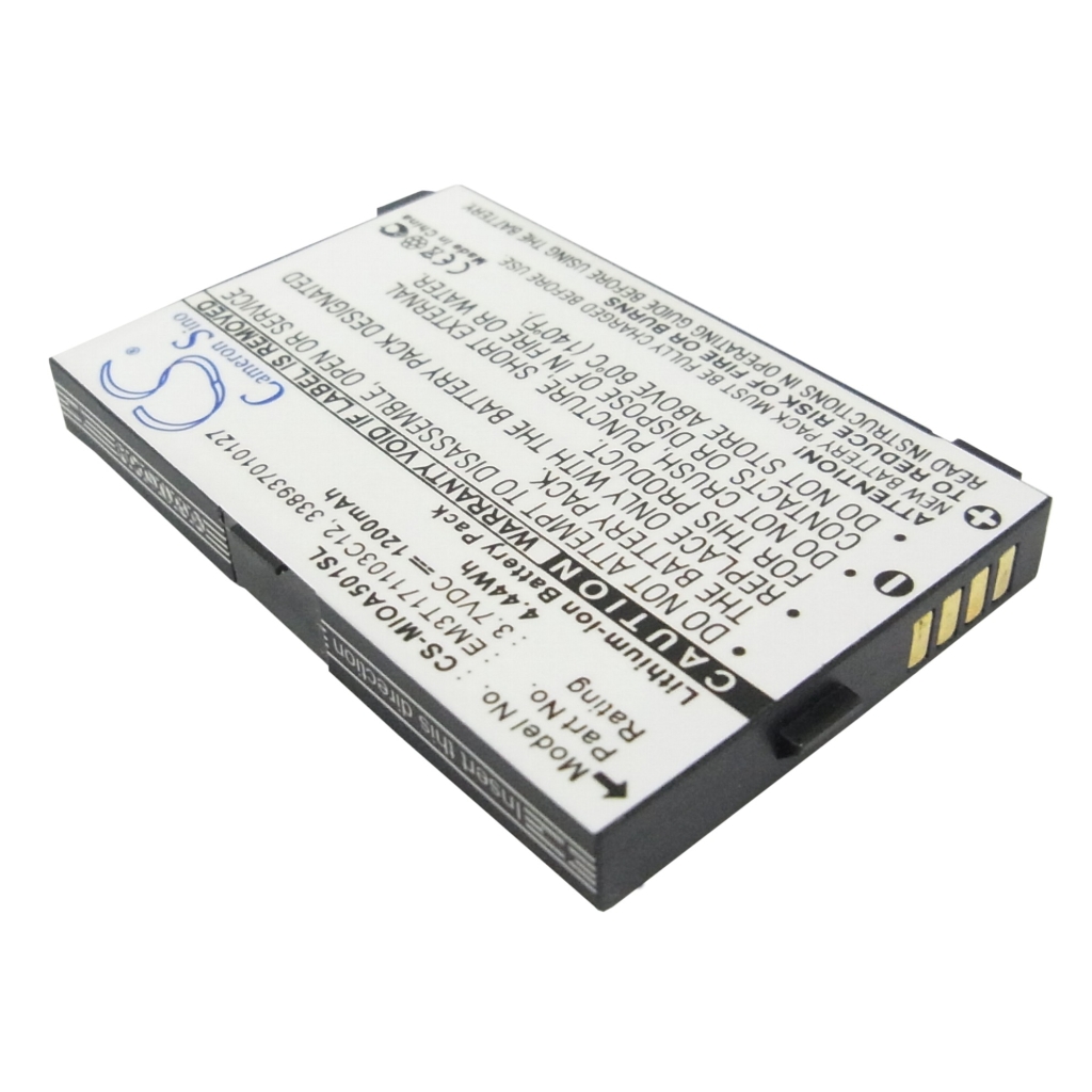 Mobiltelefonbatteri Mitac CS-MIOA501SL