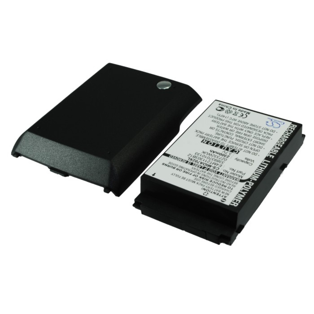 Batteri kompatibel med Mitac CS-MIOA702XL