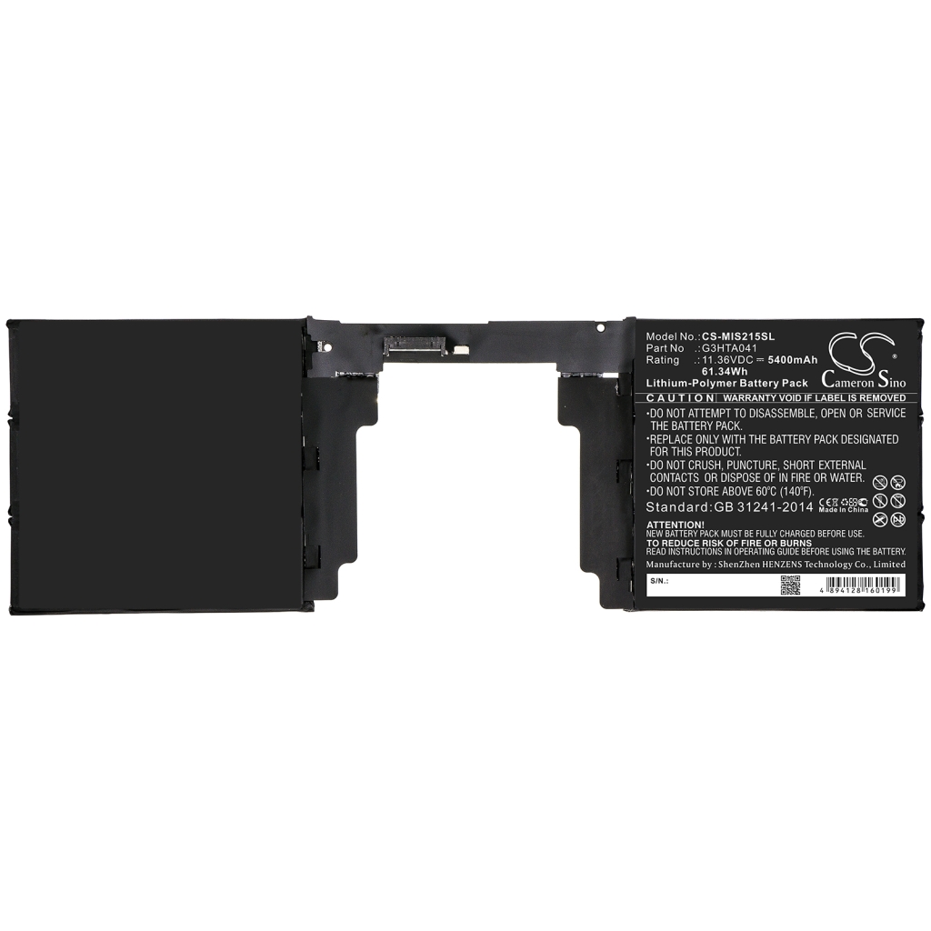 Tabletbatteri Microsoft CS-MIS215SL