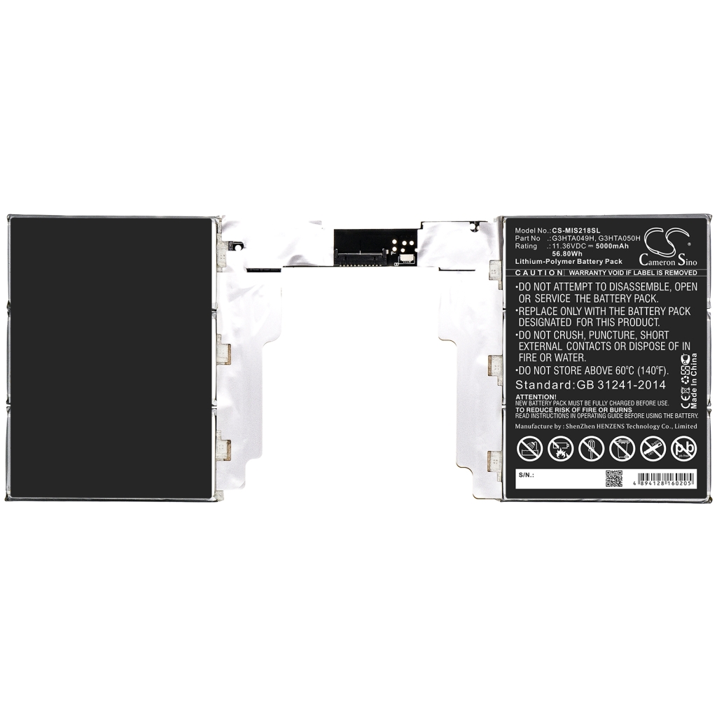 Tabletbatteri Microsoft CS-MIS218SL