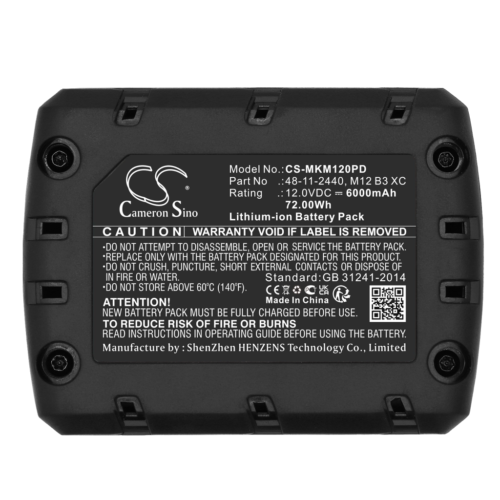 Battery industrial Milwaukee C12 PPC