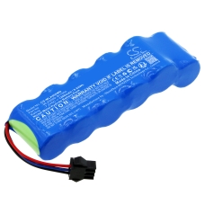 Kompatibel batteriudskiftning til Micro medical 69100700,B11554,MLA5009