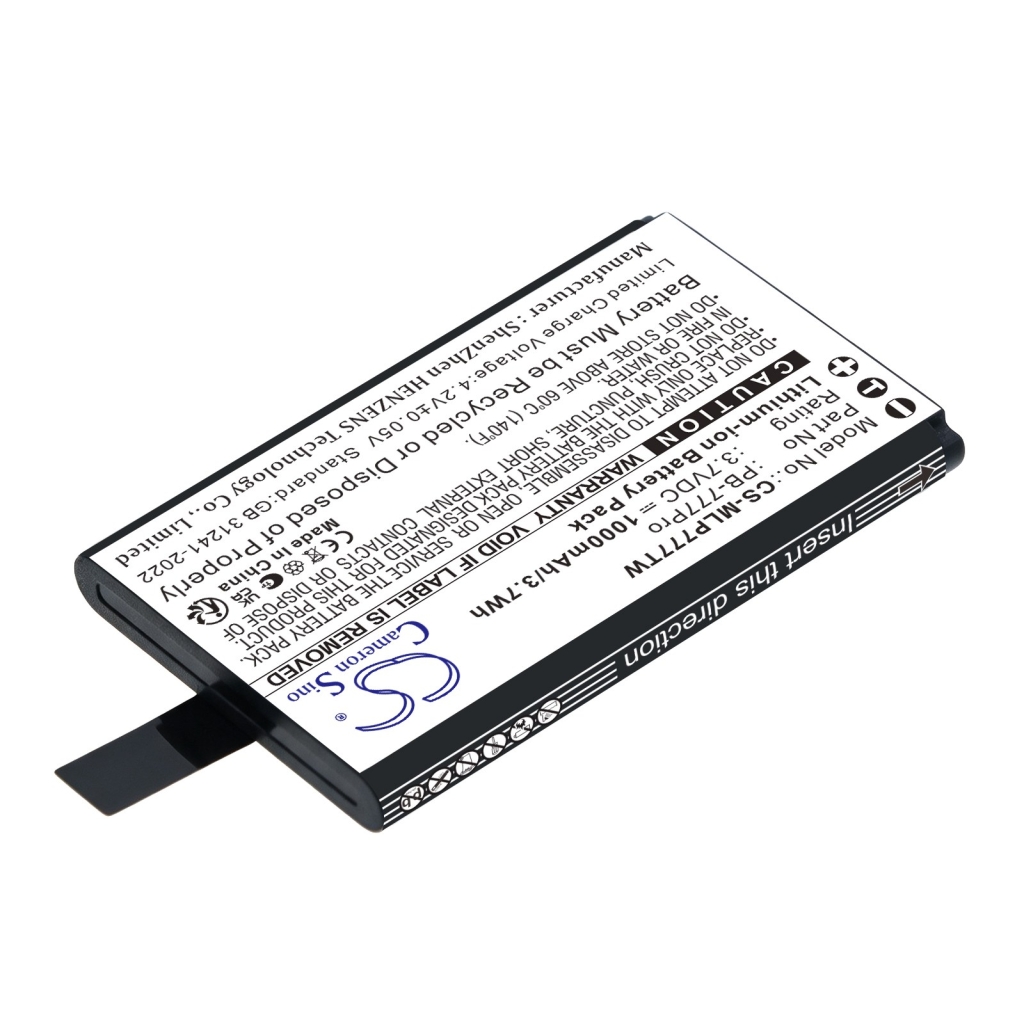 Batterier kompatibel med Midland 777 Pro CS-MLP777TW