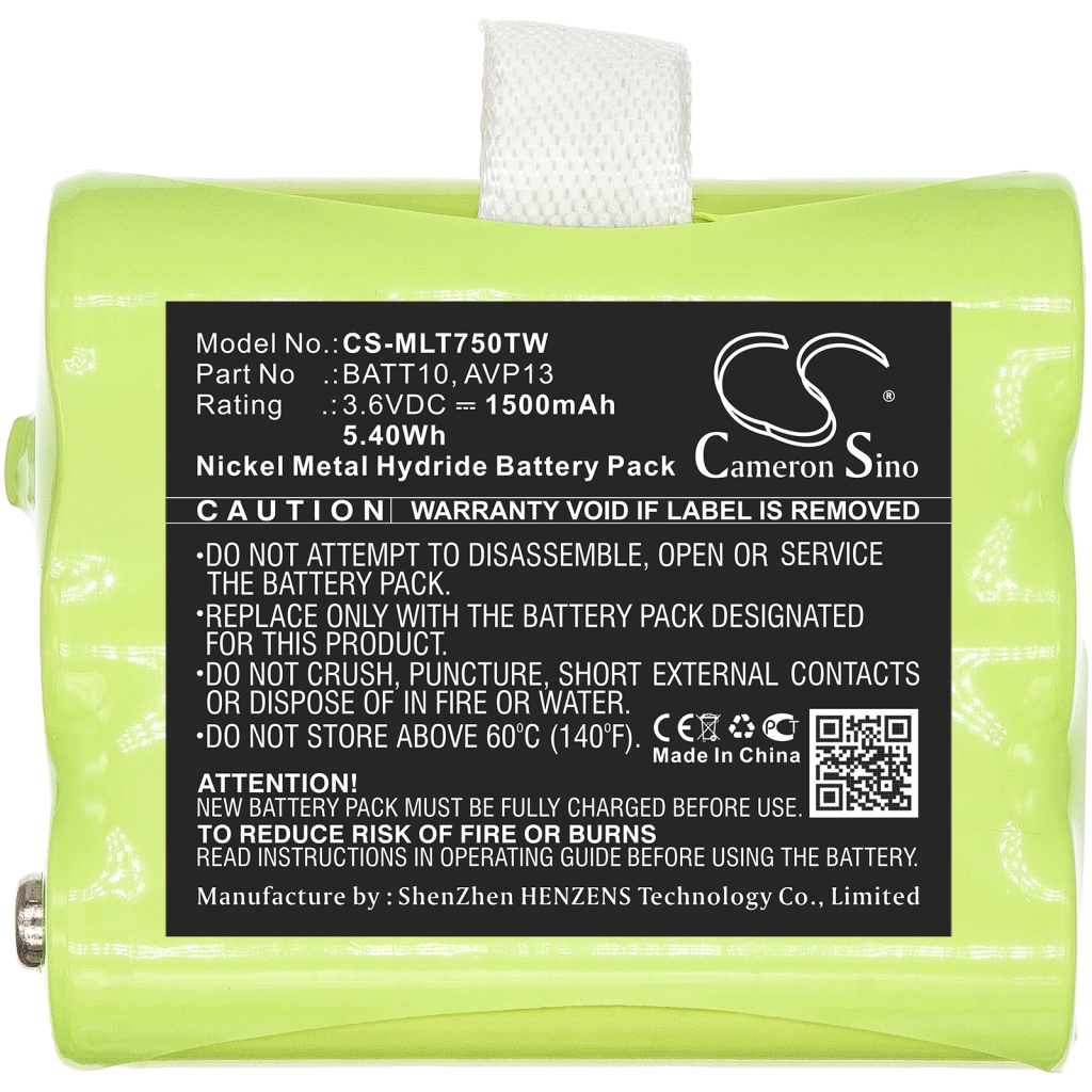 Tovejs radio batteri Midland CS-MLT750TW