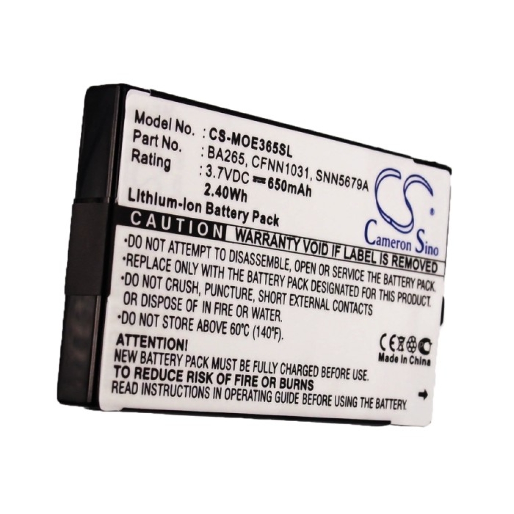 Batteri kompatibel med Motorola CS-MOE365SL