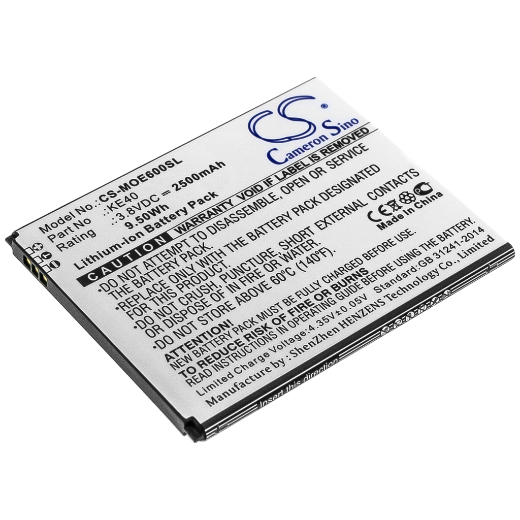 Mobiltelefonbatteri Motorola CS-MOE600SL