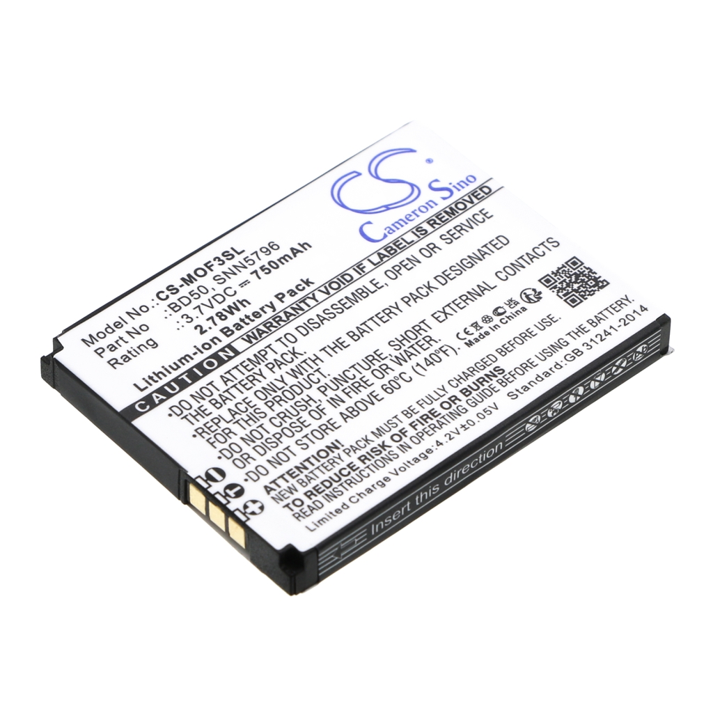 Mobiltelefonbatteri Motorola CS-MOF3SL
